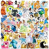 Peliculas Animadas Divertido Caricatura 50 Calcomanías Stickers Variados Sin Repetir Impermeables...