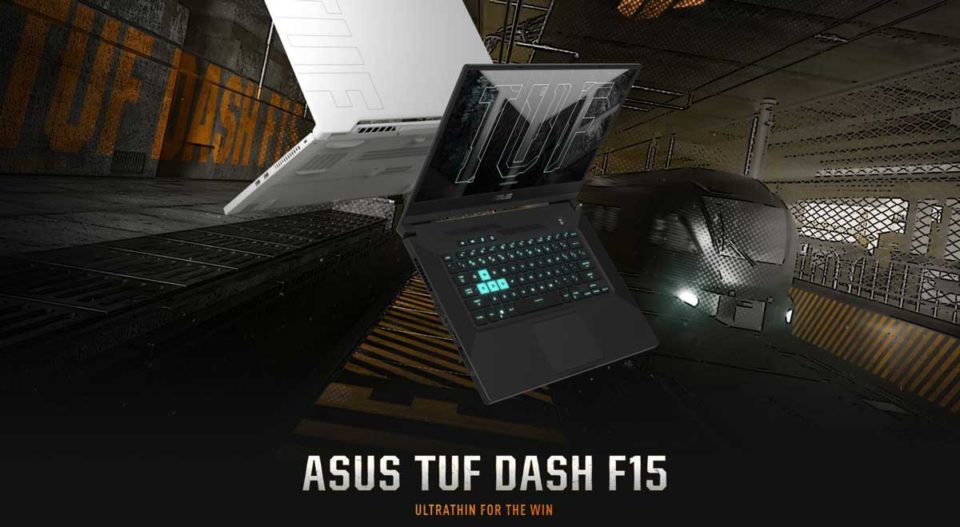 ASUS TUF Dash 15 laptop rtx 3050 ti