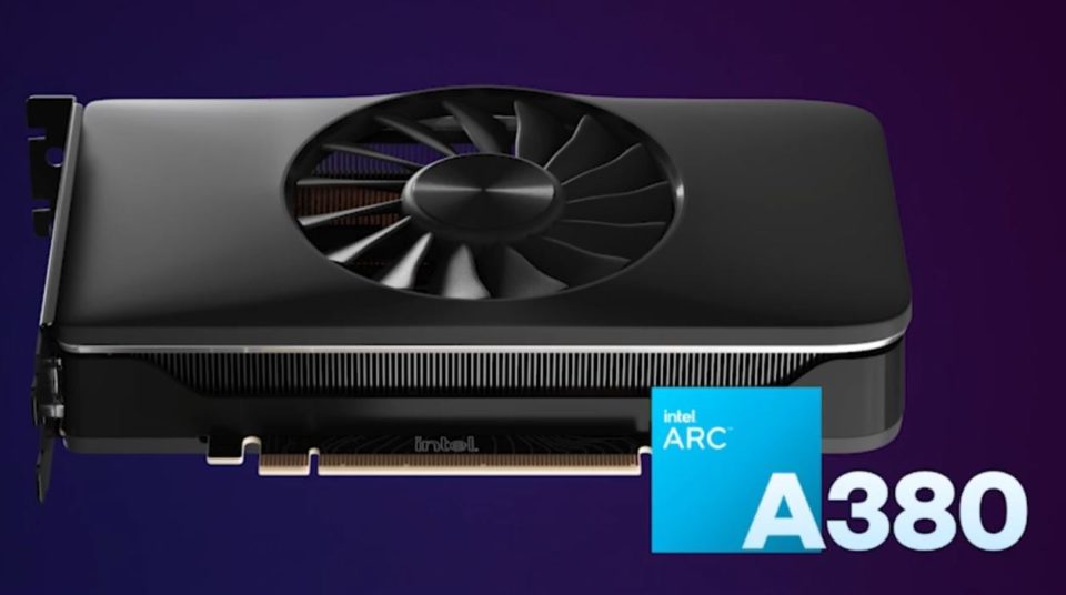Intel ARC A380 GPU Gaming Esports Oficial