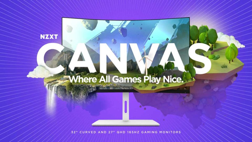 NZXT CANVAS Monitor Gamer