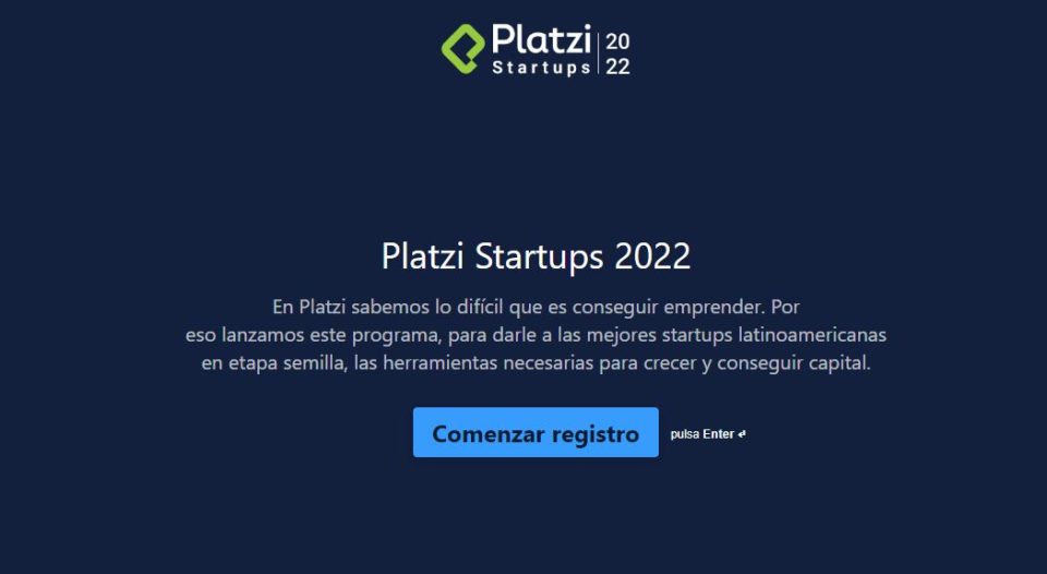 Platzi Startups Latinoamérica 2022