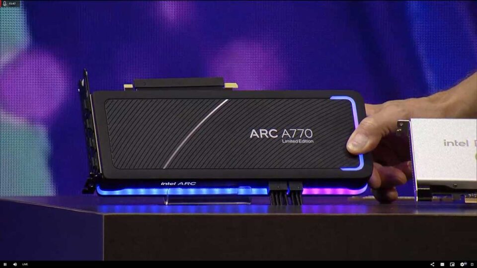 Intel ARC A770 GPU Limited Edition Precio Disponibilidad