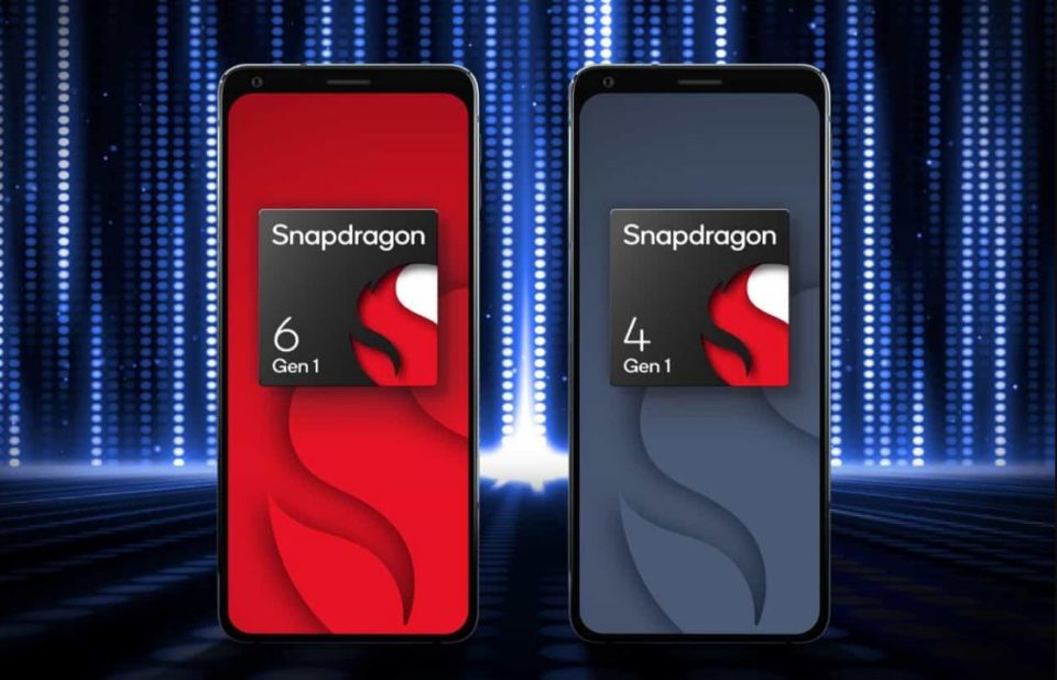 Qualcomm Snapdragon 6 Gen 1 Snapdragon 4 Gen 1 Procesadores móviles