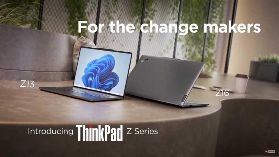 Lenovo ThinkPad Z13 Z16 AMD PRO Ryzen 6000 laptops