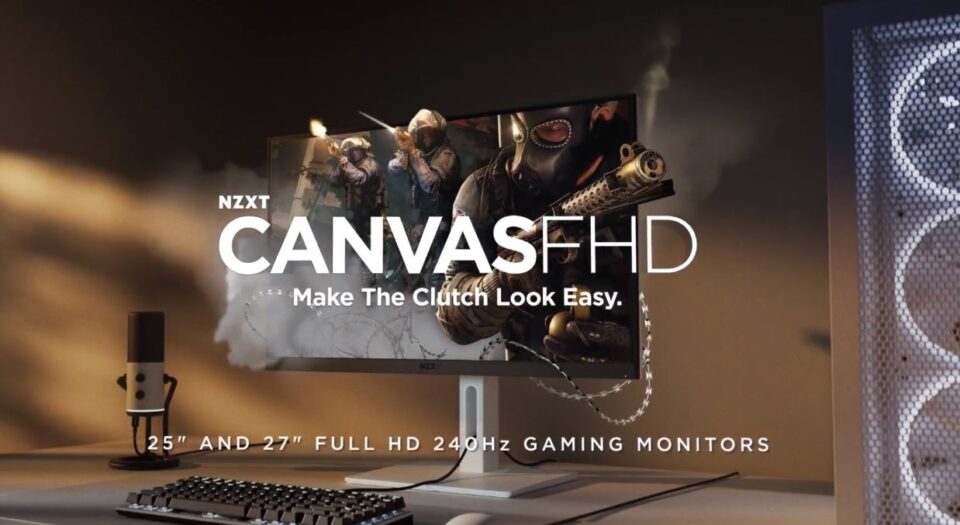 NZXT Canvas FHD Monitor 25 27 Esports Especificaciones Precio Mexico