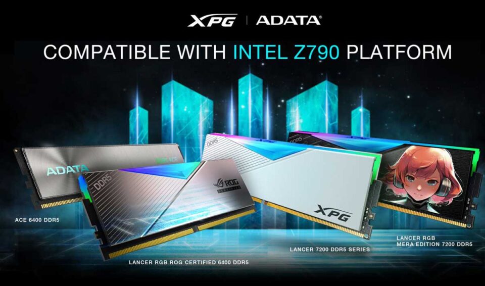 XPG LANCER DDR5 7200MHz Intel Core 13th Gen Z790