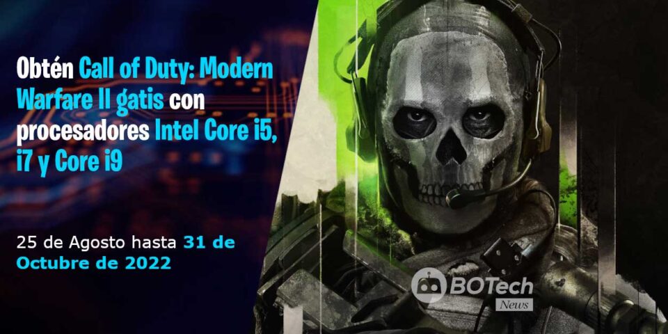 Intel Call of Duty Modern Warfare II gratis promo