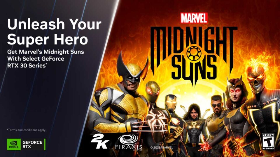 NVIDIA Marvels Midnight Suns Geforce RTX 30 Series Bundle Gratis