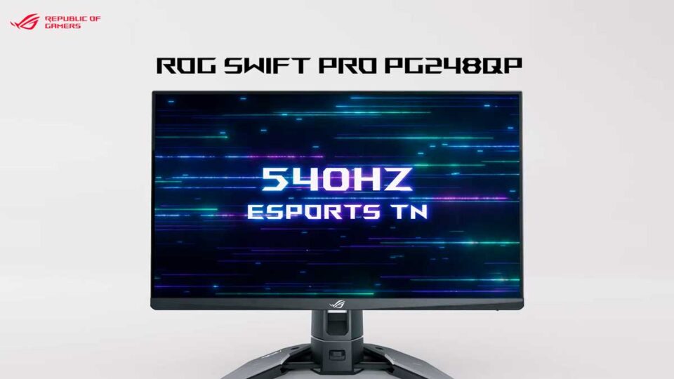 ASUS ROG Swift Pro PG248QP 540Hz Esports