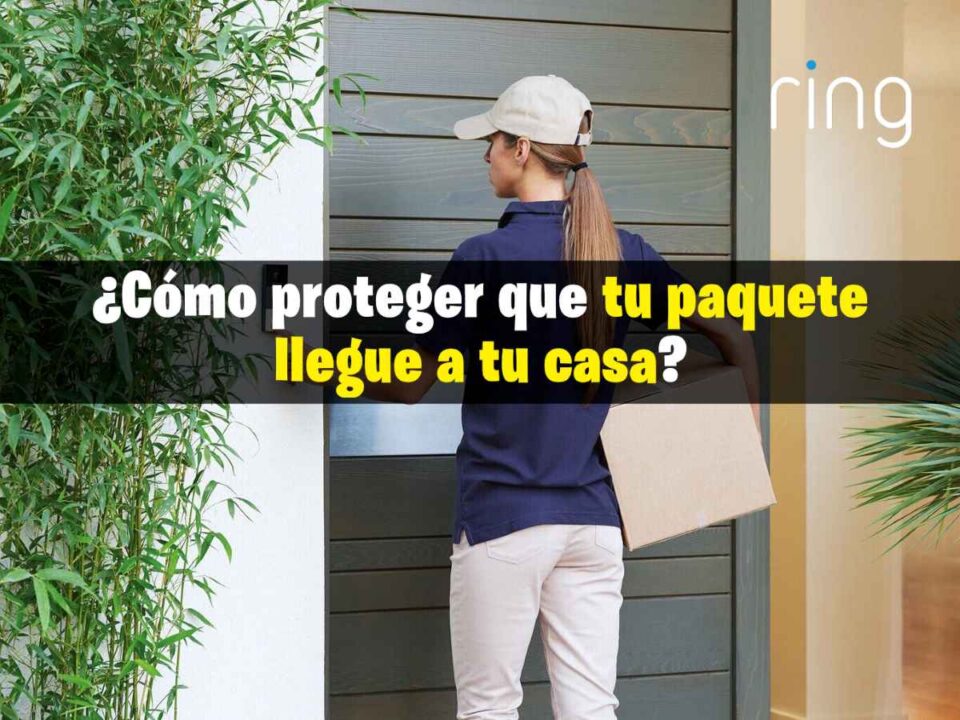 Ring Amazon Camara Seguridad Timbre paquete