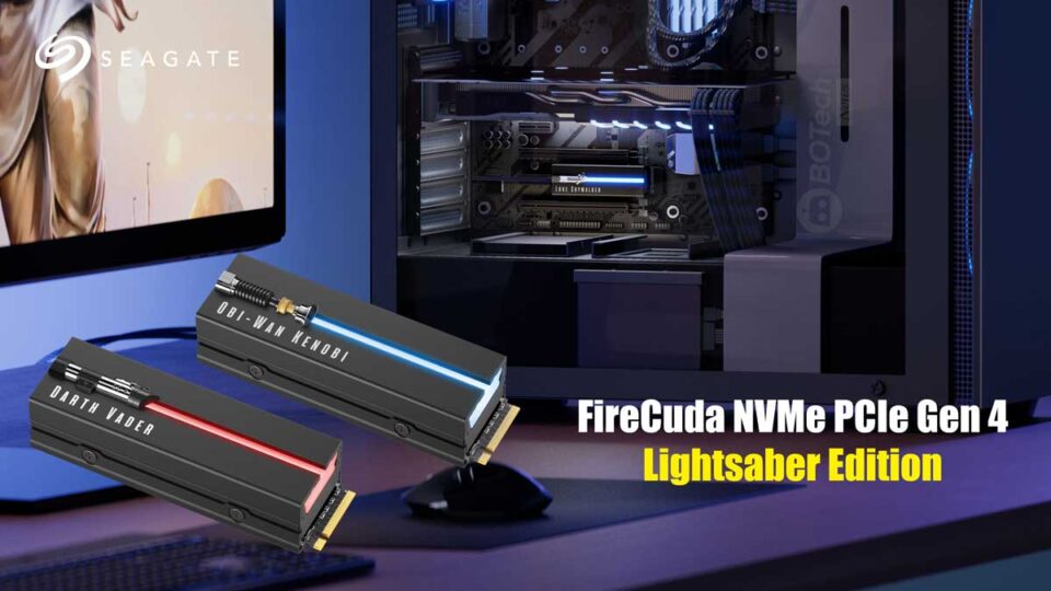 Seagate FireCuda NVMe PCie Gen 4 Lightsaber SSD