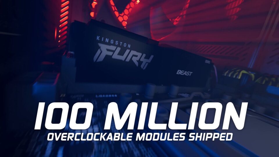 Kingston FURY Renegade DDR4 DDR5 RAM 100M Units