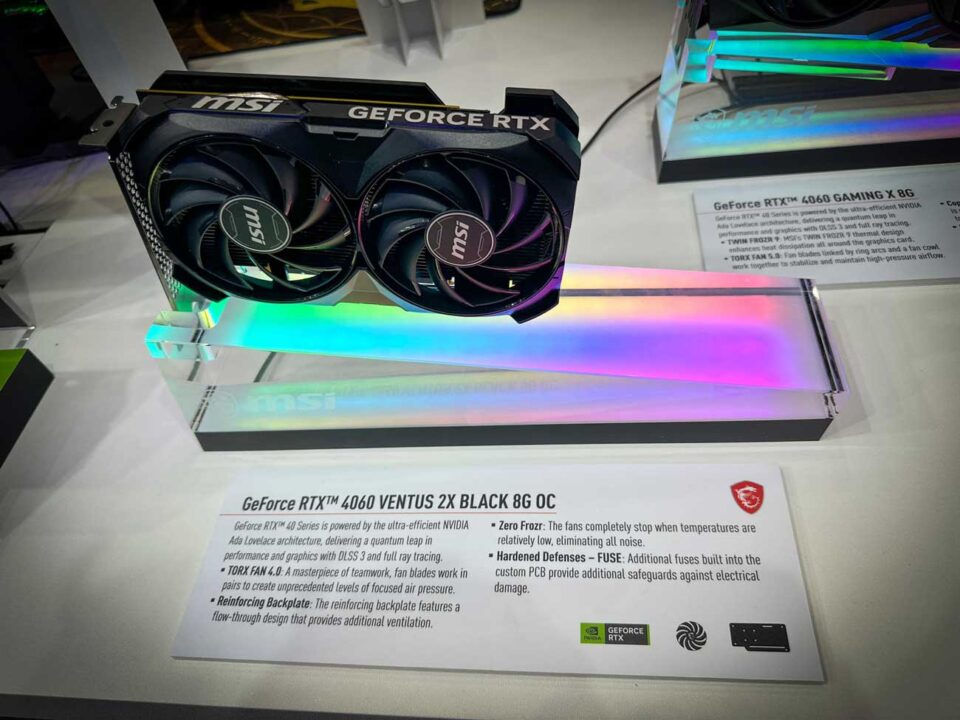 MSI GeForce RTX 3060 Ventus 2x Computex 2023