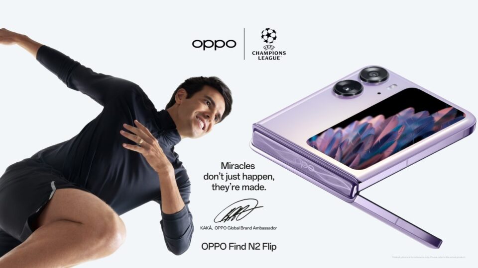 Oppo y kaka en la uefa champions league