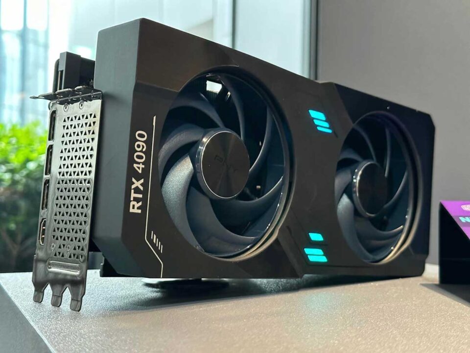 PNY Cooler Master GeForce RTX 4090 VERTO Computex 2023