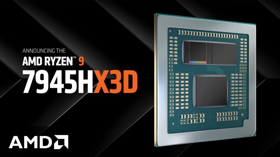 AMD Ryzen 9 7945HX3D Mobile laptop oficial