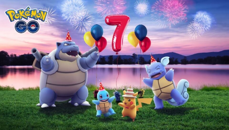 Pokémon Go Aniversario 7 years