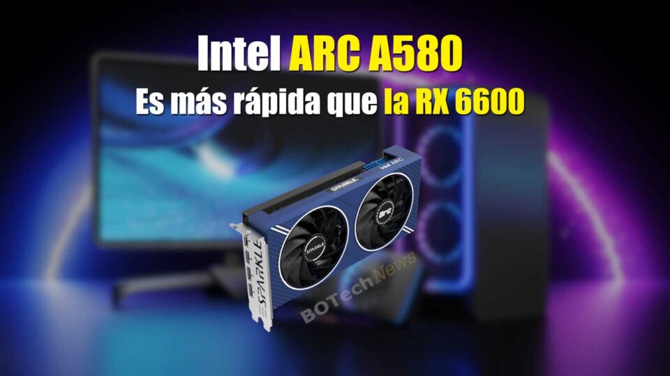 Intel ARC A580 oficial benchmarks precio