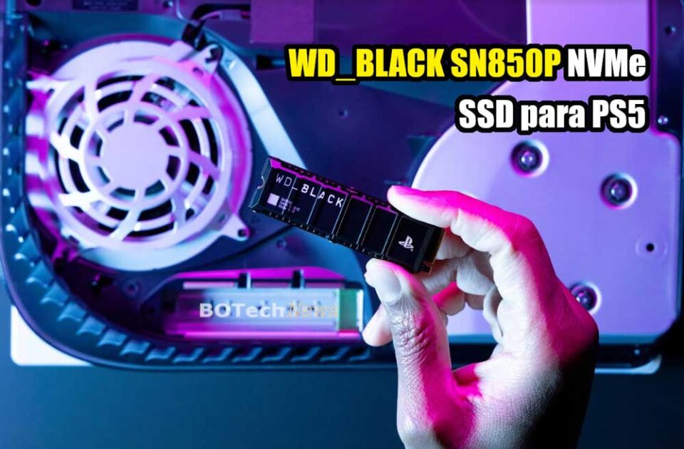 WD BLACK SN850P NVMe PCIe Gen 4 PlayStation 5