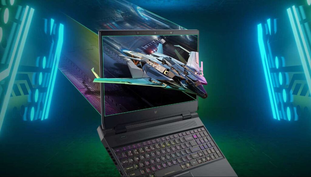 Acer Predator Helios 15 3D SpatialLabs Pantalla