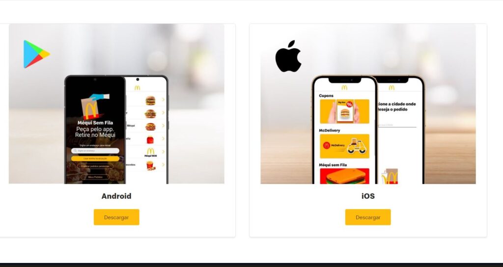McDonalds Gran Dia app IOS Android