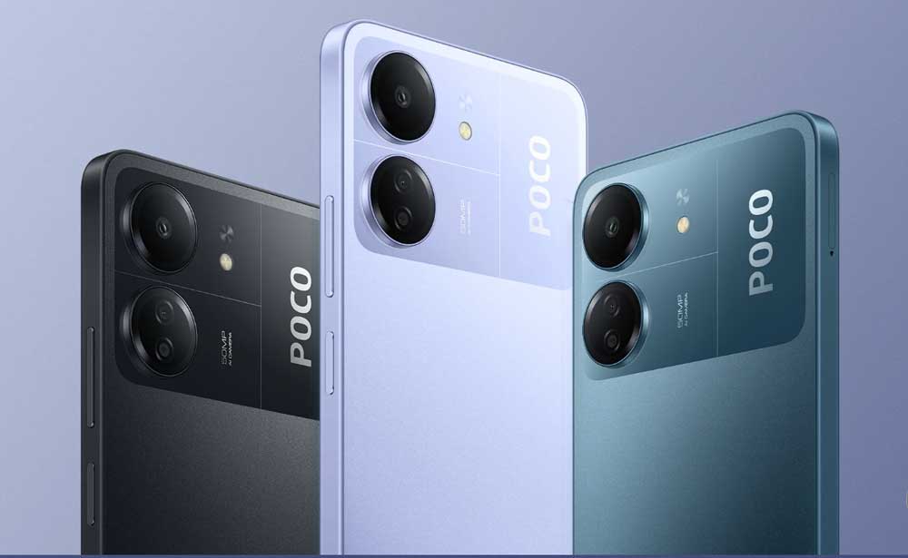 POCO C65 Smartphone Mediatek Colores