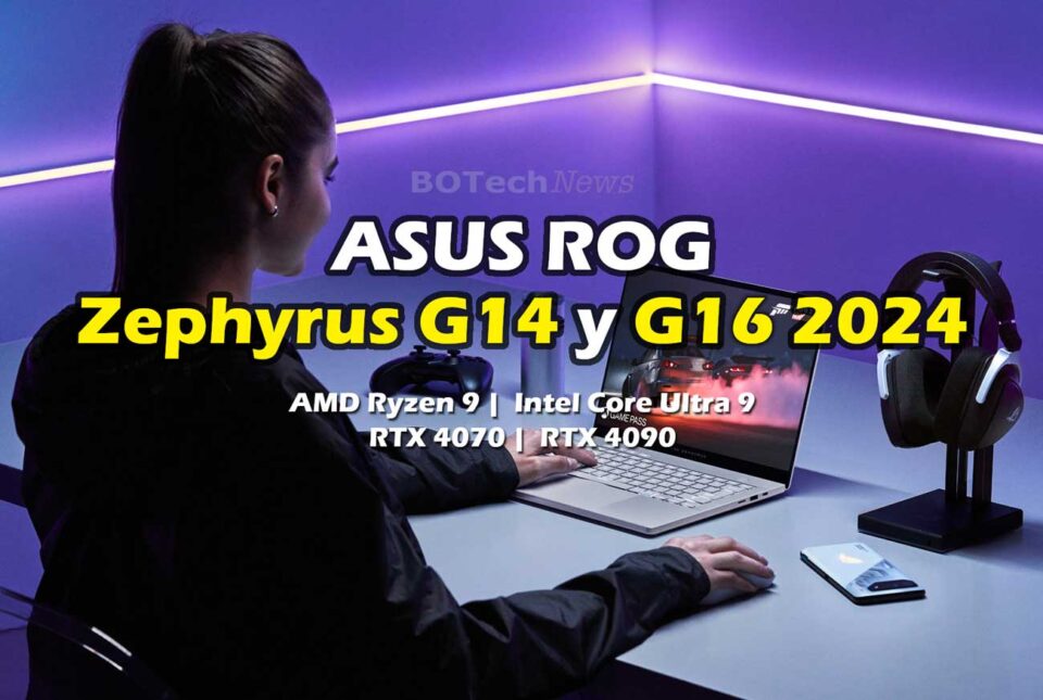 ASUS ROG Zephyrus G14 G16 Laptop Gamer 2024