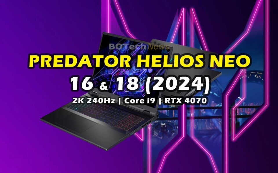 Acer PREDATOR HELIOS NEO 16 18 2024 Laptop Gamer