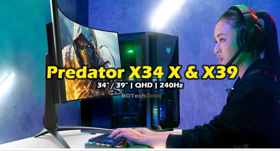 Acer Predator X39 X34 X OLED Monitor Gamer