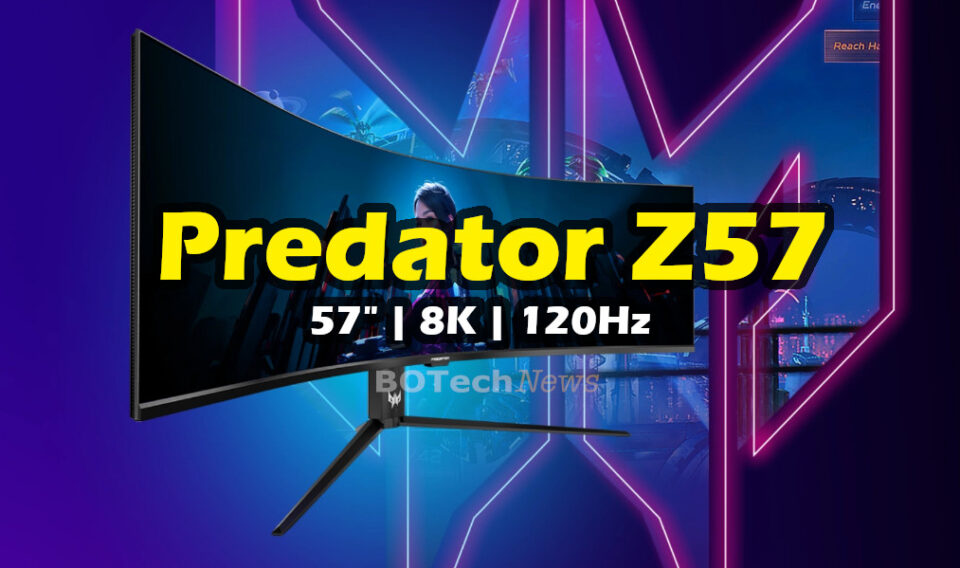 Acer Predator Z57 DUHD 8K Monitor Gamer