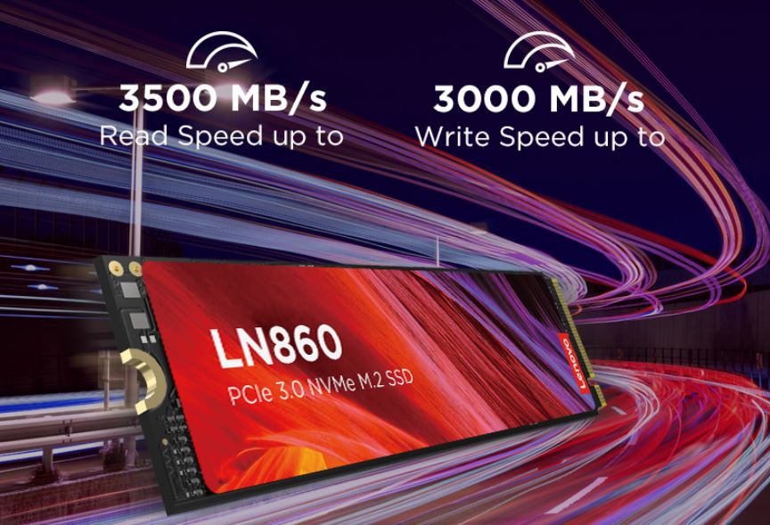 BIWIN Lenovo LN860 SSD PCIe Gen 3 Velocidades