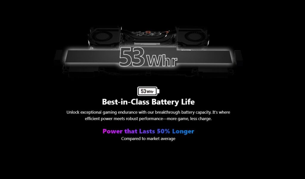 MSI Claw Consola Bateria