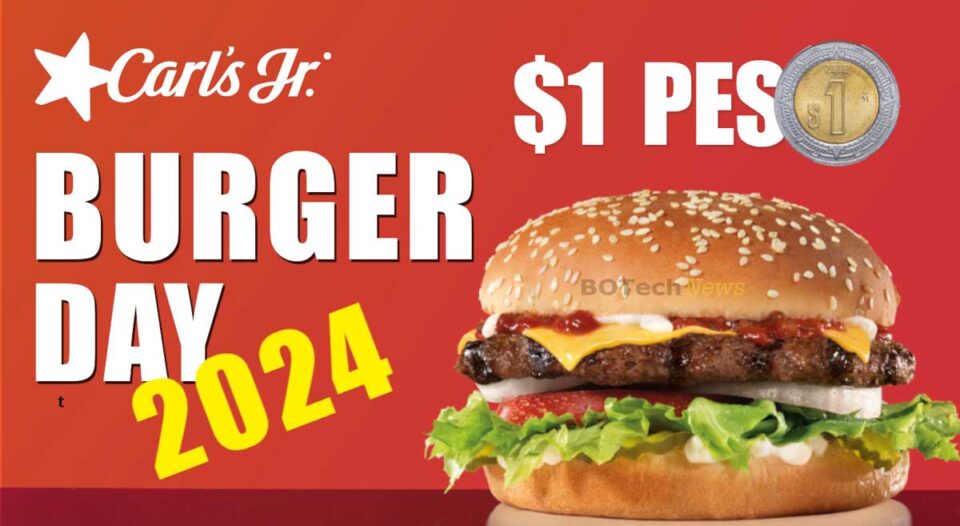 Carls Jr Hamburger Day 2024 Oferta Mayo 2024