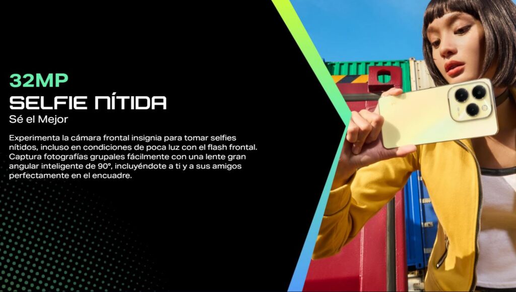 INFINIX HOT 40 Pro Mexico Camara Selfie
