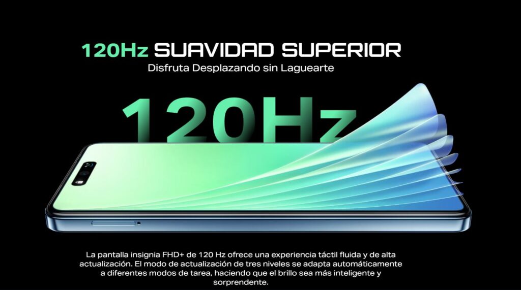 INFINIX HOT 40 Pro Mexico Camara Pantalla